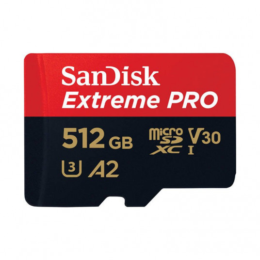 SanDisk Extreme Pro atminties kortelė microSDXC 512GB