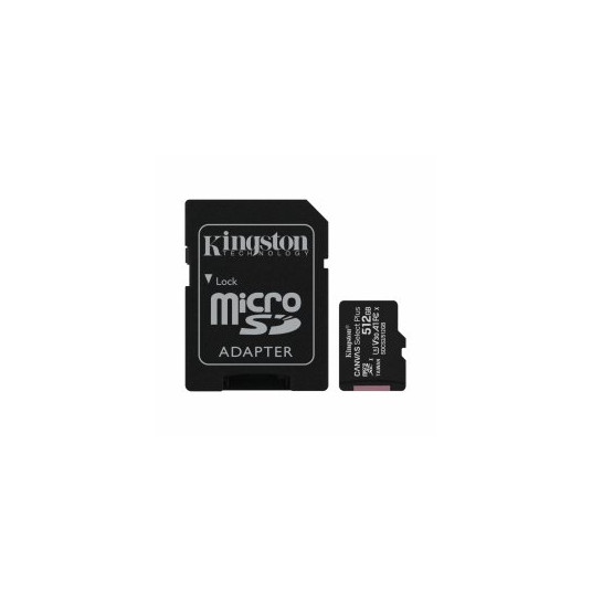 Kingston Canvas Select Plus 512GB MicroSDXC atminties kortelė