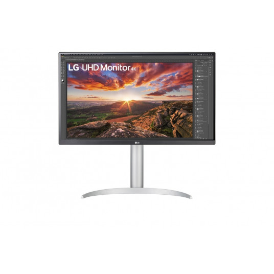 LG 27UP85NP-W kompiuterio monitorius 68,6 cm (27") 3840 x 2160 pikseliai 4K Ultra HD LED Balta
