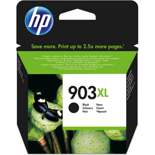 HP 903XL didelio našumo juoda originali rašalo kasetė