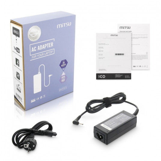 Mitsu 19v 2.1a (2.5x0.7) įkroviklis / maitinimo šaltinis - Asus ZM/AS1921 40W