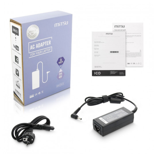 "Mitsu" 19v 2.37a (4.0x1.35) įkroviklis / maitinimo šaltinis - Asus ZM/AS19237E 45W