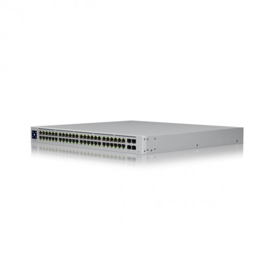 Ubiquiti | UniFi jungiklis | USW-PRO-48-POE | Tvarkoma L3 | Montuojamas ant stovo | 1 Gbps (RJ-45) prievadų kiekis 48 | SFP+ prievadų kiekis 4 | Maitinimo tipas Vidinis