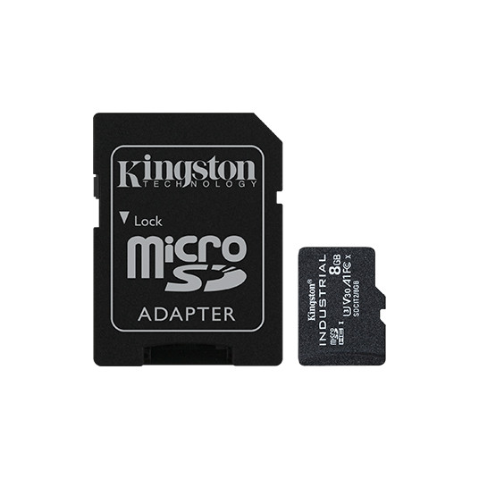 Kingstonas | UHS-I | 8 GB | „microSDHC/SDXC“ pramoninė kortelė | Flash atminties klasė 10 klasė, UHS-I, U3, V30, A1 | SD adapteris