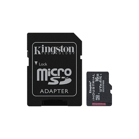 Kingstonas | UHS-I | 16 GB | „microSDHC/SDXC“ pramoninė kortelė | Flash atminties klasė 10 klasė, UHS-I, U3, V30, A1 | SD adapteris