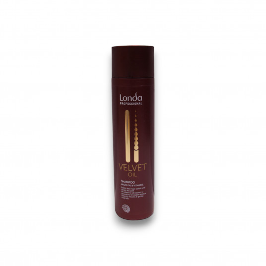 Londa Professional, Velvet aliejus, argano aliejus ir vitaminas E, plaukų šampūnas, skirtas atstatyti, 250 ml