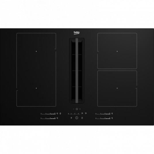 Indukcinė kaitlentė su integruotu gartraukiu Beko HIXI84700UF