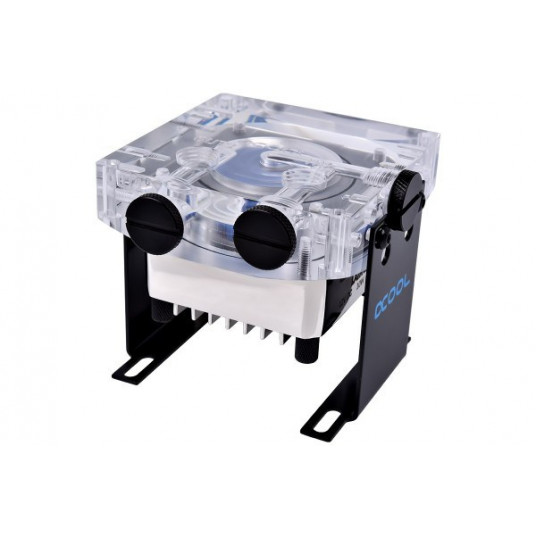 Alphacool Laing DDC310 siurblys, pilnas leidimas su ledo dangteliu – sidabras/akrilas