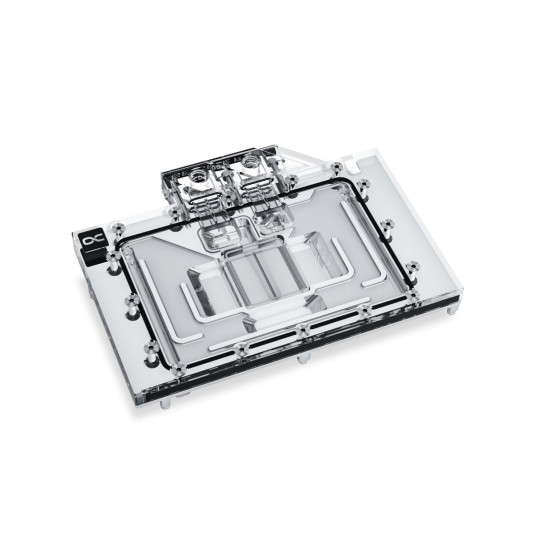 „Alphacool“ ledo blokas „Aurora GPX-N RTX 4090“ su užpakalinės plokštės nuoroda – akrilas