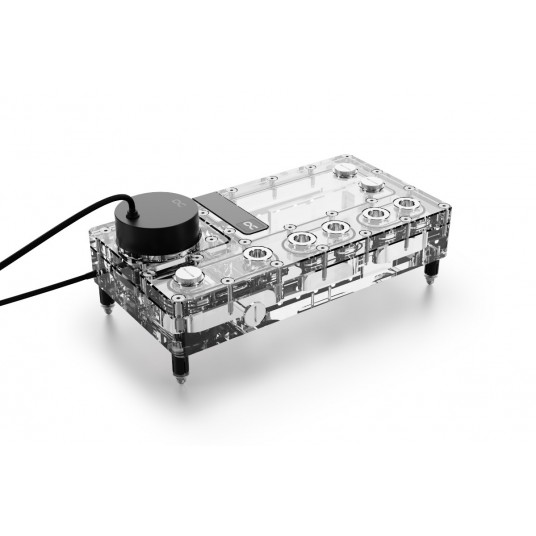 „Alphacool Core Distro“ plokštė 240 mm dešinė su VPP, ARGB – akrilas