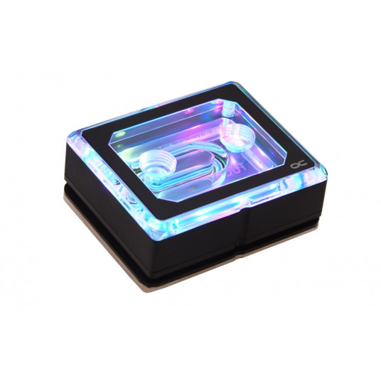 Alphacool Ice Block XPX Aurora Pro CPU – akrilo juodas skaitmeninis RGB