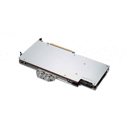 PHANTEKS Glacier G6000 STRIX GPU vandens blokas, ASUS RX 6800/6900 Strix/TUF, D-RGB – su galine plokšte, sidabrinė