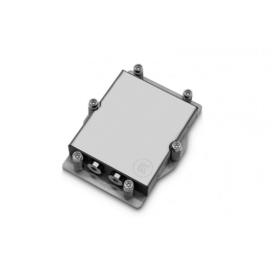 EK vandens blokai EK-Pro CPU WB SP5 stovas - nikelis + acetalinis acetalis
