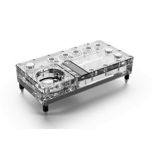 „Alphacool Core Distro“ plokštė 240 mm kairioji VPP/D5, ARGB – akrilas