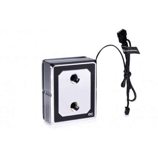 „Alphacool Ice Block XPX Aurora Pro CPU Cooler“ – žalvarinis „Chrome“ skaitmeninis RGB