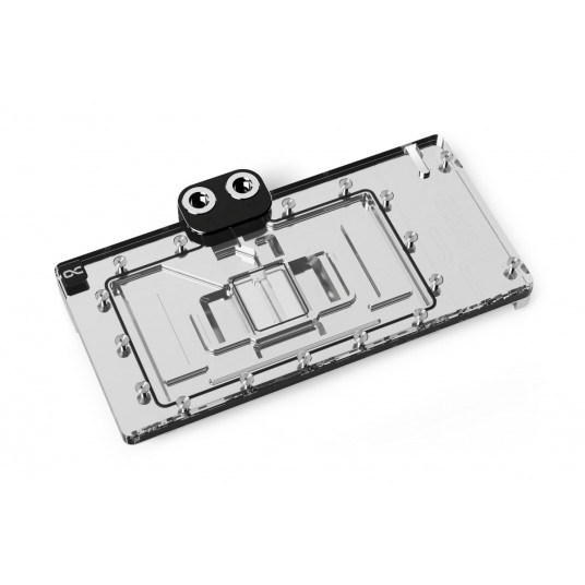 Alphacool Core RTX 4090 Suprim su galine plokšte – akrilas + nikelis