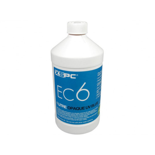 XSPC EC6 Aušinimo skystis, 1 litras - nepermatomas mėlynas, UV