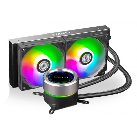 Lian Li GALAHAD 240 v2 AiO CPU aušintuvas, ARGB – juodas