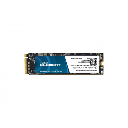 SSD Mushkin Element M.2 4TB PCIe Gen3x