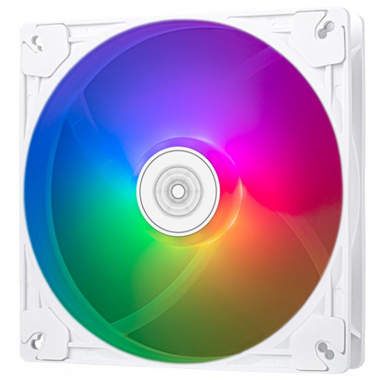 SilverStone VISTA Performance PWM ventiliatorius, ARGB - 140mm, baltas