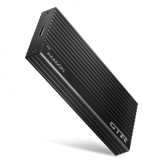 AXAGON EEM2-GTR išorinis dėklas M.2 SSD USB-C 3.2 Gen 2, juodas
