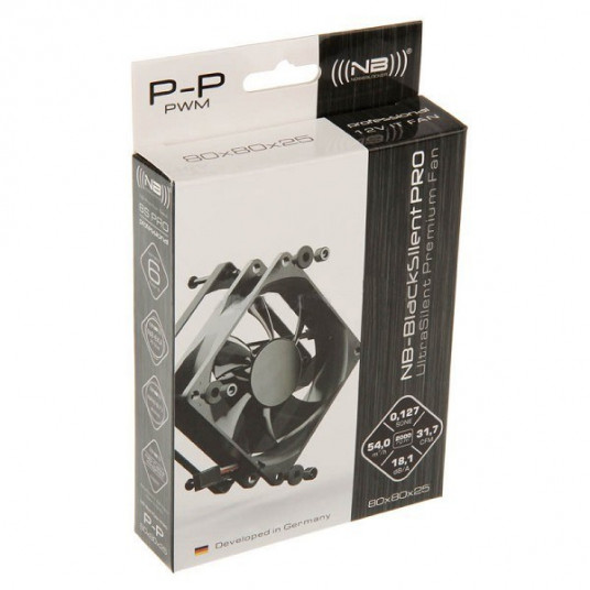 Triukšmo blokatorius BlackSilent Pro Fan PP - 80 mm
