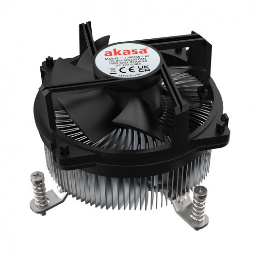 Akasa AK-CC6608BP01 žemo profilio procesoriaus aušintuvas – lizdas LGA 1700, 63,2 mm aukštis