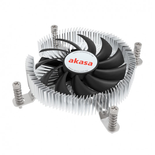 Akasa AK-CC6609EP01 žemo profilio procesoriaus aušintuvas – LGA 1700 lizdas, 21,8 mm aukštis