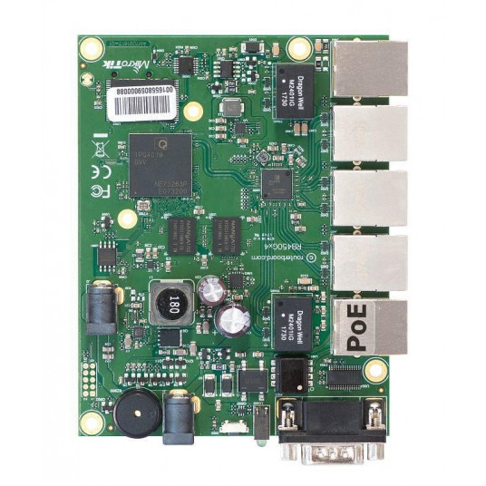 MikroTik RB450GX4 | Maršrutizatorius | 5x RJ45 1000Mbps, 1x microSD