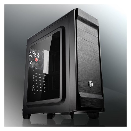 Raijintek Arcadia II Mid Tower – juodas langas