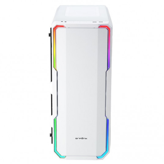 BitFenix Enso RGB Mid Tower, grūdintas stiklas – baltas