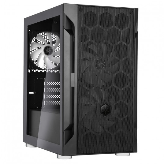 SilverStone Fara H1M PRO Micro-ATX dėklas, ARGB - juodas