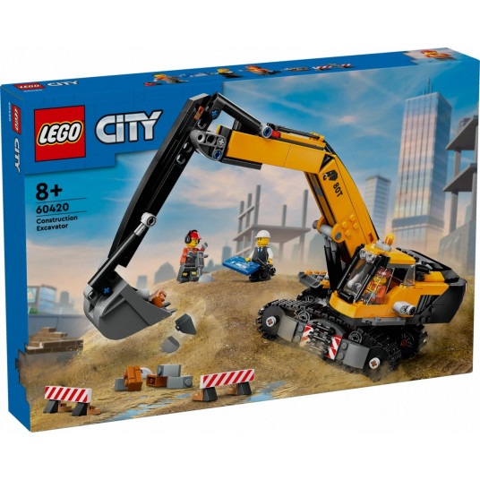 LEGO City Big Vehicles 60420  - Keltainen rakennuskaivuri