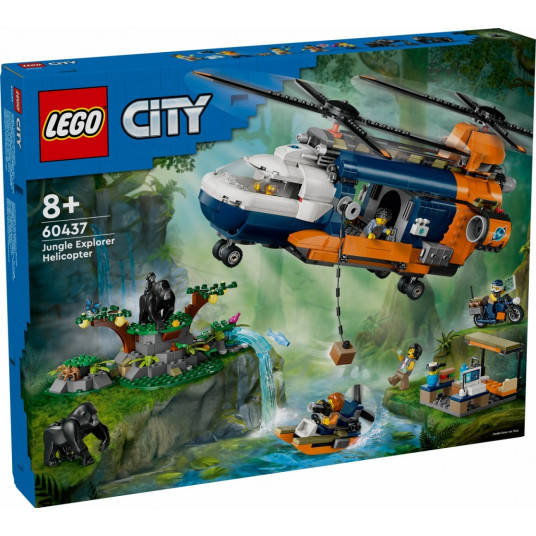 LEGO City Exploration 60437  - Viidakkotutkijan helikopteri leirissä