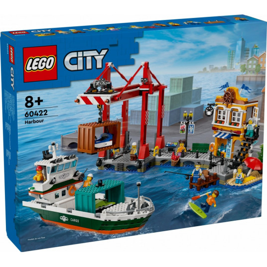 LEGO My City 60422 - Merisatama ja rahtilaiva