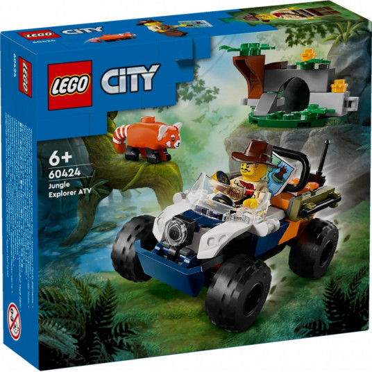 LEGO City Exploration 60424  - Viidakkotutkijan mönkijä ja kultapanda