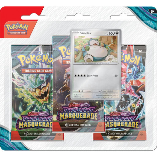 Cards Twilight Masquerade 3-Pak Blister Snorlax