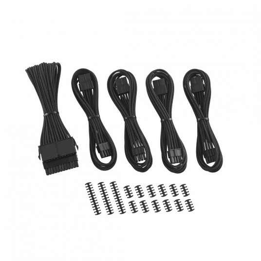 CableMod Classic ModMesh Cable Extension Kit - 8+8 Series - juodas