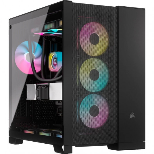 Corsair 6500X Midi-Tower, grūdintas stiklas – juodas