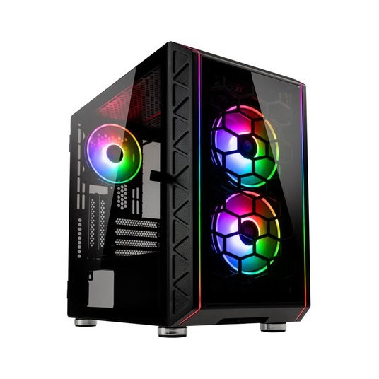 Kolink Citadel Glass SE ARGB Micro-ATX dėklas - juodas