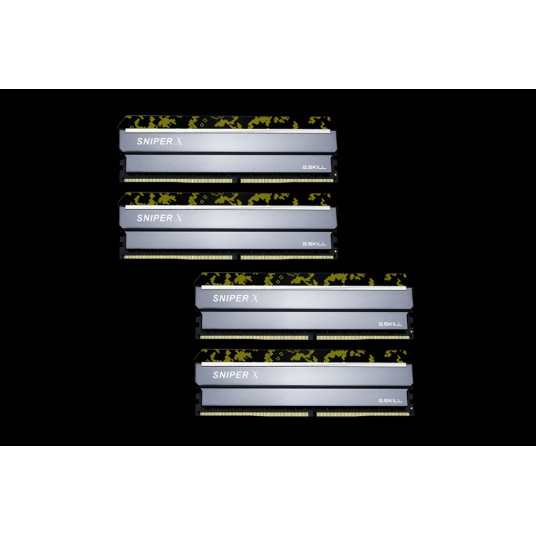 G.Skill Sniper X, skaitmeninė kamera, DDR4-3200, CL16 – 32 GB keturių rinkinių