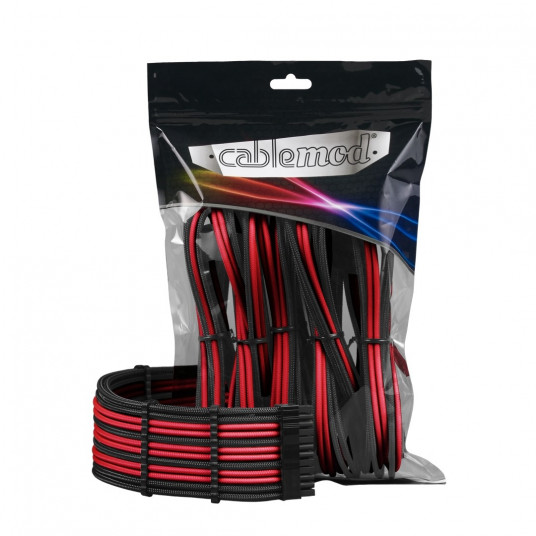 CableMod PRO ModMesh Cable Extension Kit - juoda/raudona