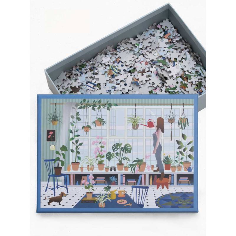 Dėlionė "Augalų mylėtoja" (1000 detalių)