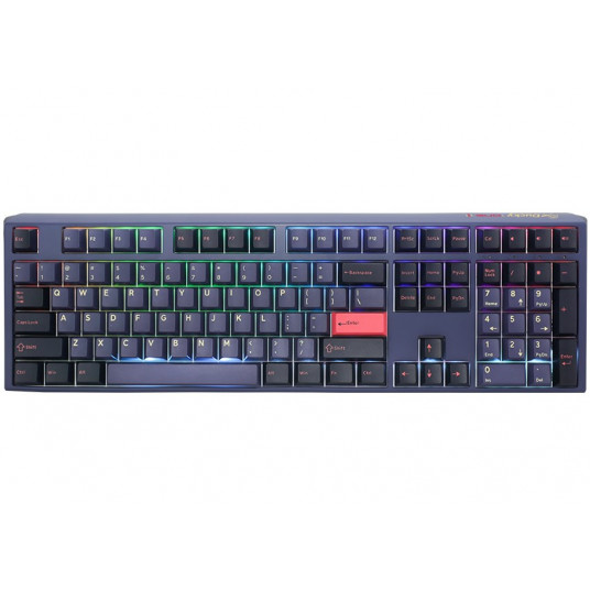 Ducky One 3 Cosmic Blue žaidimų klaviatūra, RGB LED – MX-Ergo-Clear (JAV)