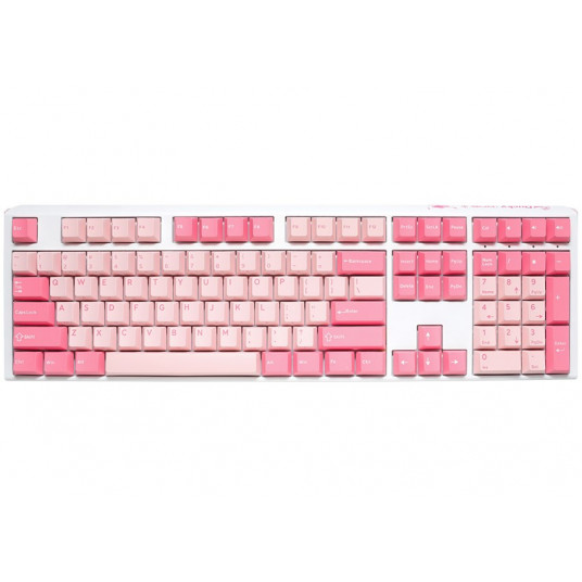 „Ducky One 3 Gossamer“ rožinė žaidimų klaviatūra – „MX-Speed-Silver“ (JAV)