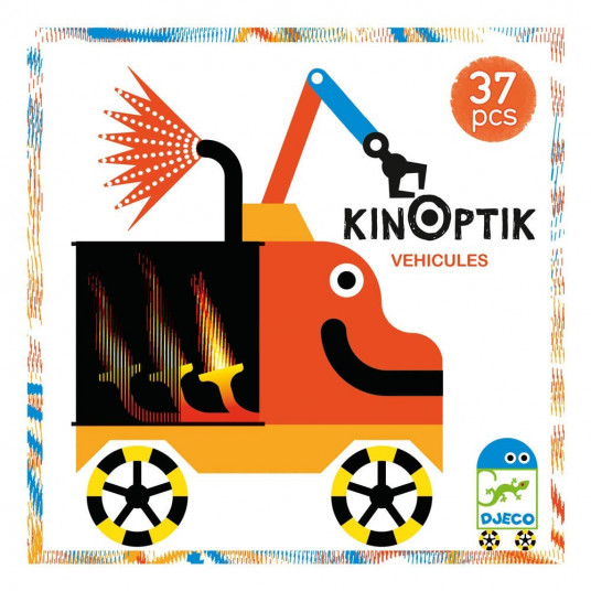 Djeco magnetinis žaidimas "Kinoptik Transportai", DJ05601
