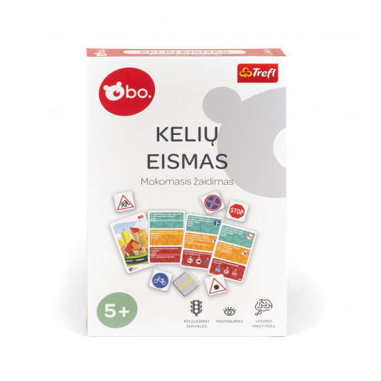 bo. Mokomasis žaidimas „Kelių eismas“, 1955LT