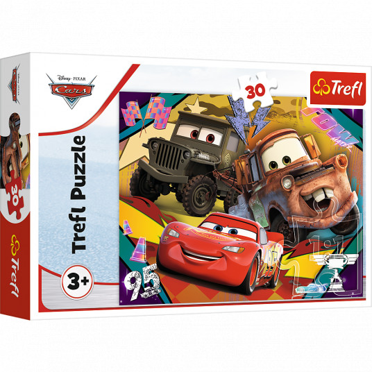 TREFL CARS Dėlionė „Ratai“, 30 det.