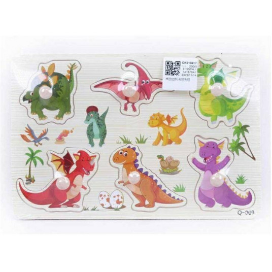 22766 PUZZLE DREWNO DINOZAUR