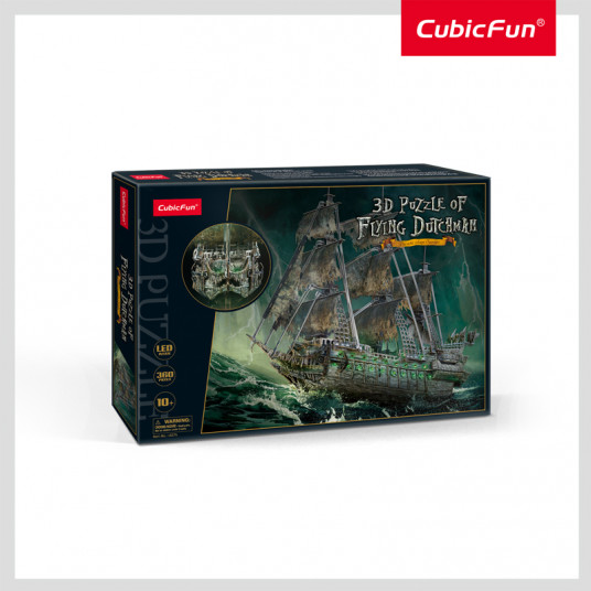 CUBICFUN 3D dėlionė su LED „Skrajojantis olandas“
